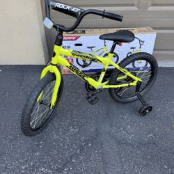 Huffy 18" Rock It Kids' Bike, Fits Riders 3'5" - 4'1", Yellow, Child, Boy's