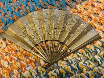 Vintage Brass Fan 