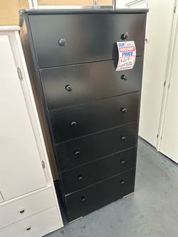 6 Drawers jumbo dresser available in different colors
