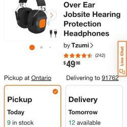 Sound Guards Over Ear Job Site Hearing Protection Headphones Bluetooth