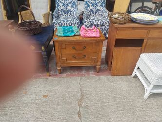 Heavy Mid Century Nightstand