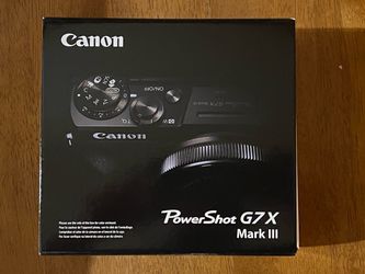 Canon PowerShot G7 X Mark iii