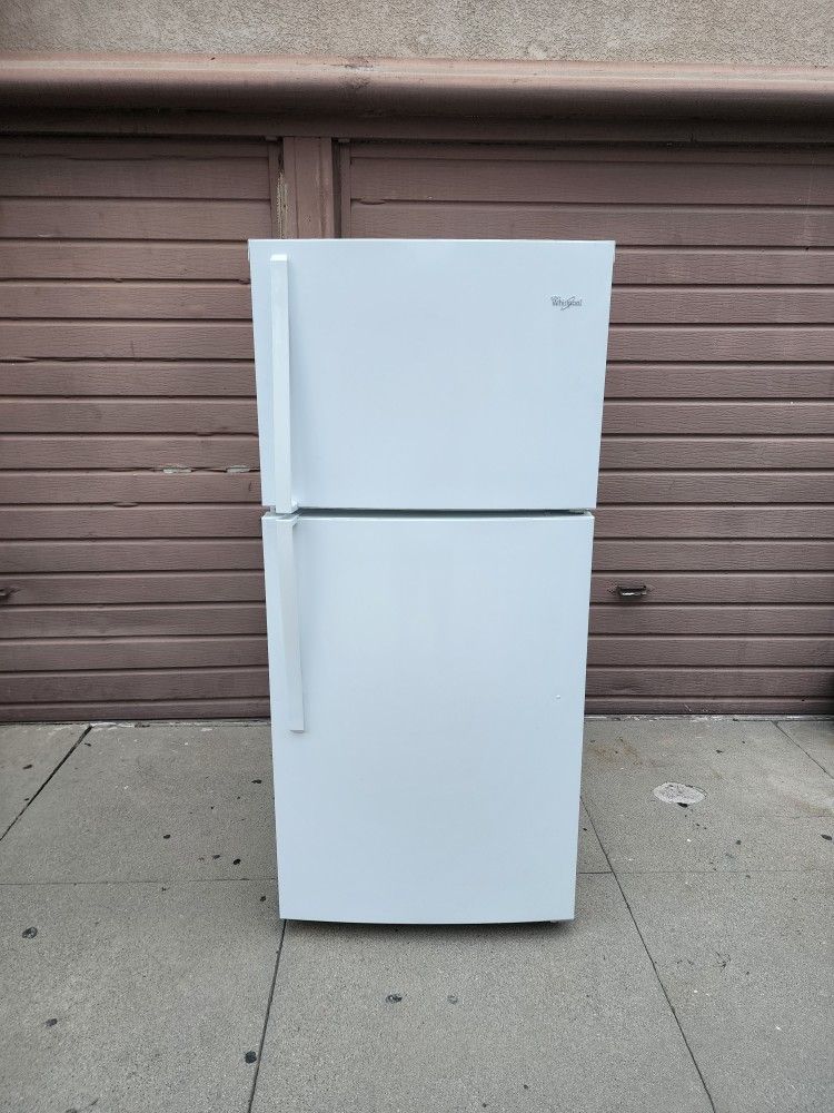 3MONTHS WARRANTY 30X32X66 WHIRLPOOL FRIDGE 19CUFT WHITE
