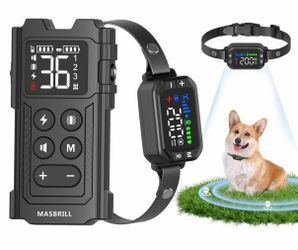 GPS WIRELESS DOG FENCE & REMOTE TRAINING COLLAR