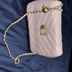 Lilac Coach Purse 