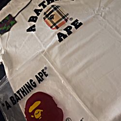 Bape Burberry Size L