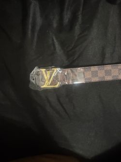 brown Iv gold logo belt in beans new condition futs sizes 30-38
