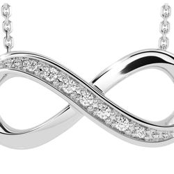 Infinity Necklace Silver