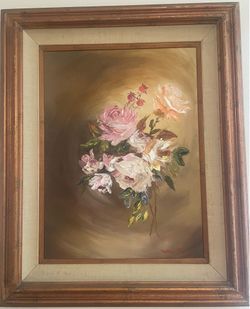 Beautifully Framed Bushel of Roses