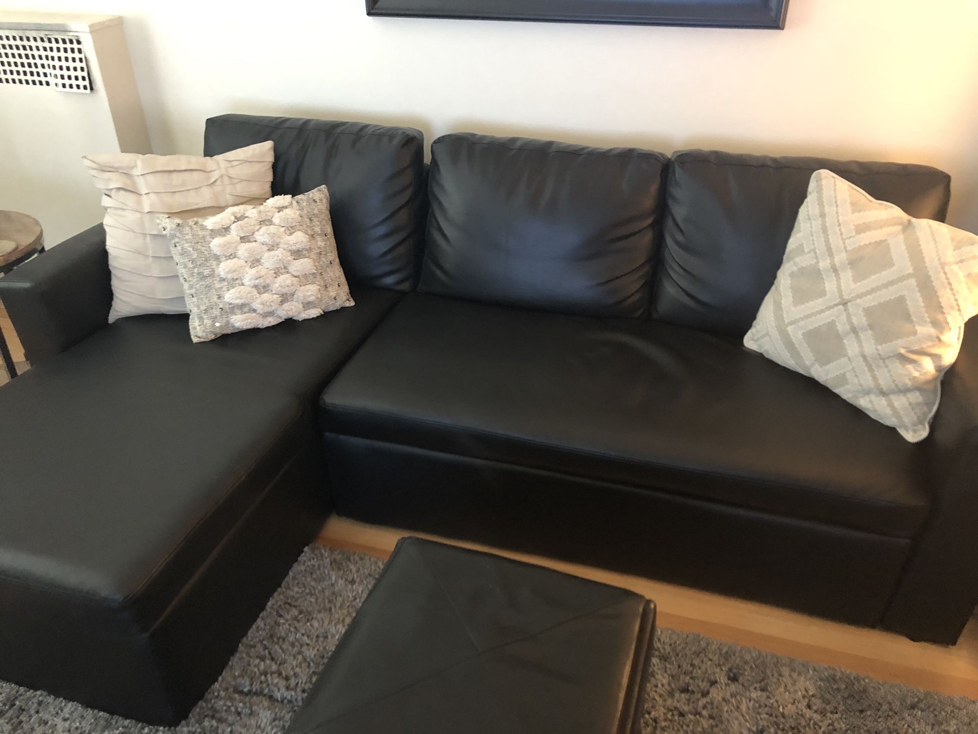 Wayfair leather couch