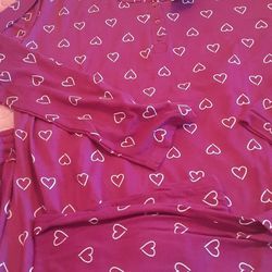 2 Piece Heart Print Jogger Set Size Large