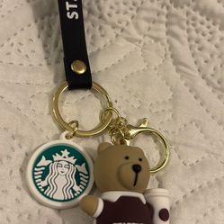 Starbucks Bear Keychain