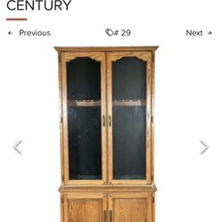 Solid Oak 10 Rifle Gun Display Case