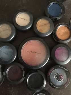 MAC eyeshadows and blush