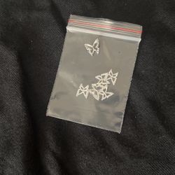 Silver Butterfly Charms 