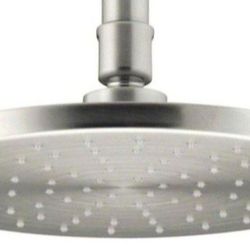 Kohler Contemporary 8" All Brass Round Shower Head In Brushed Nickel