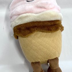 Frankford Candy Ice Cream Plush 13” Stuffed Toy Ice Cream Cone MINT Collectible