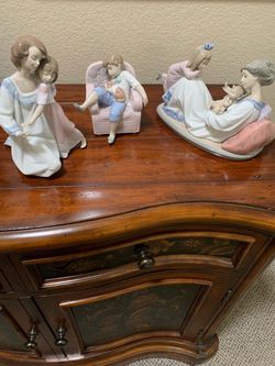Three Retired Lladro Figurines