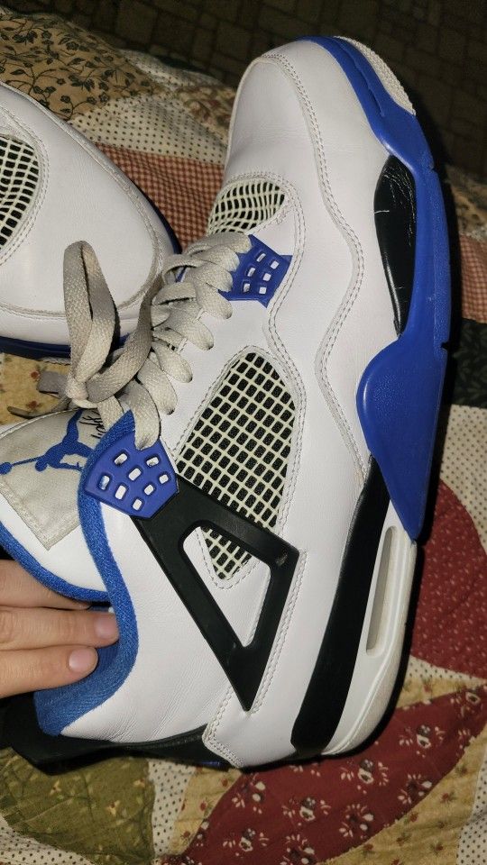 Blue Nike Air Jordan 4