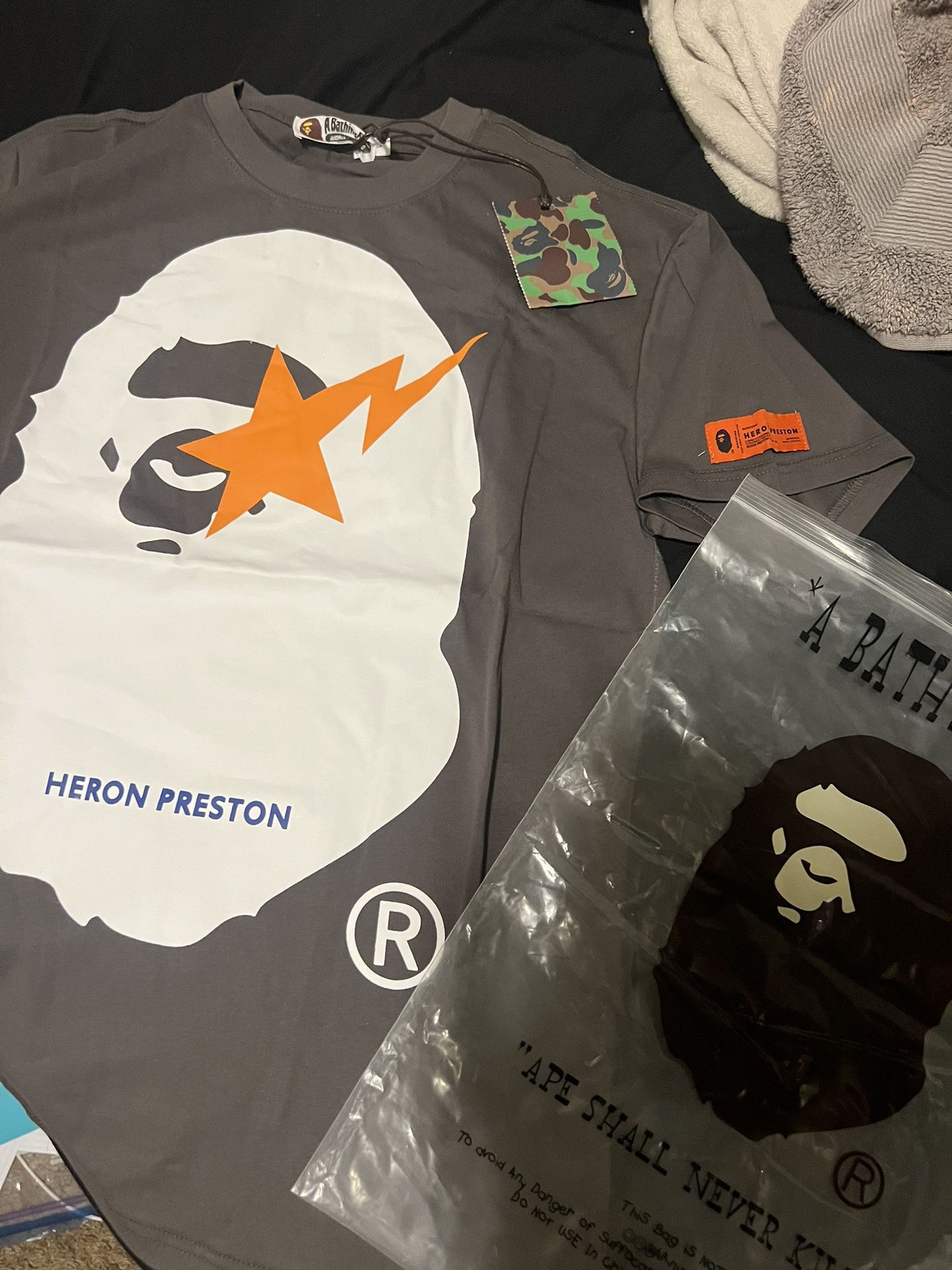 Heron Preston Bape Shirt 