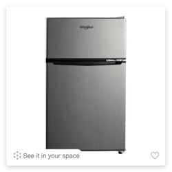 Whirlpool Mini- Fridge With Freezer 