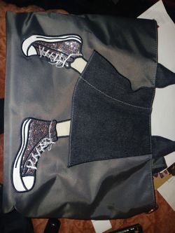 Nuveau Embroidery Convertible Tote Bag