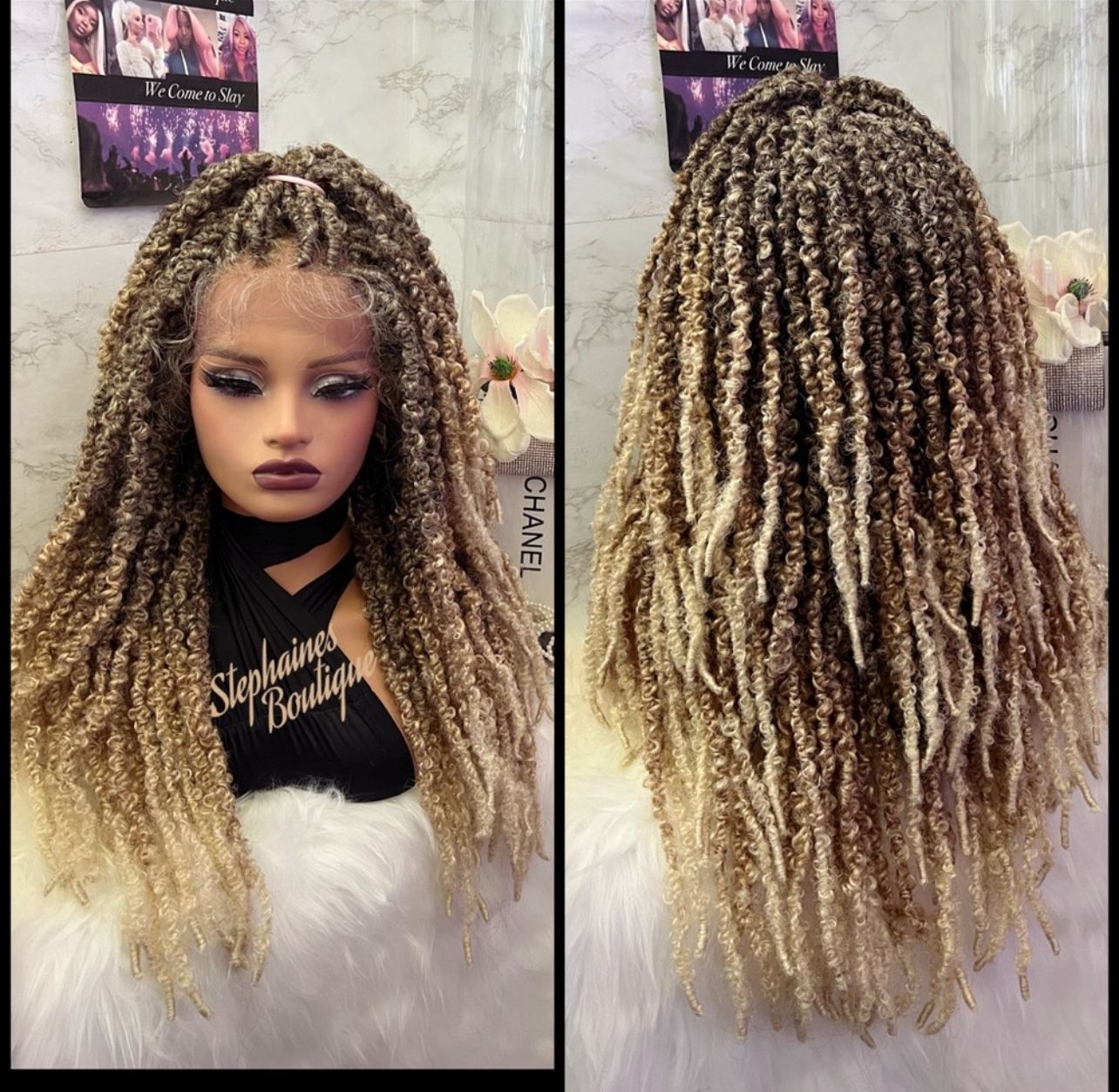 Human Hair Blended Lace Front Wig