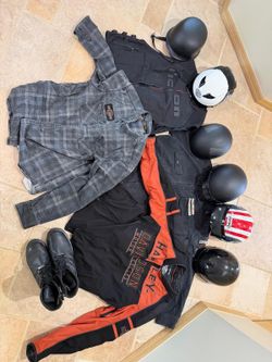 Harley-Davidson Riding Gear Bundle – 6 Helmets, Jackets, Boots & More