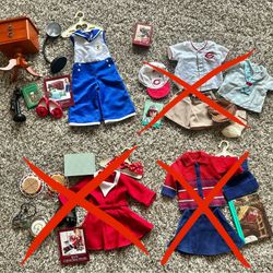 American girl kit retired outfits and accessories (pricing in description)