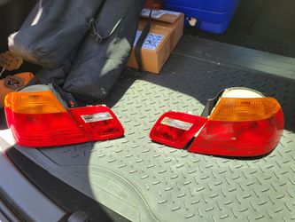 E46 Prefacelift Coupe Tail Lights Amber