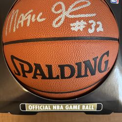 Magic Johnson  Signed NBA Basketball 
