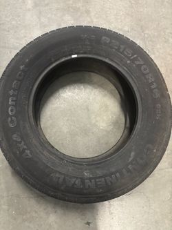 Continental P215/70R16 99H M+S Tire – Used