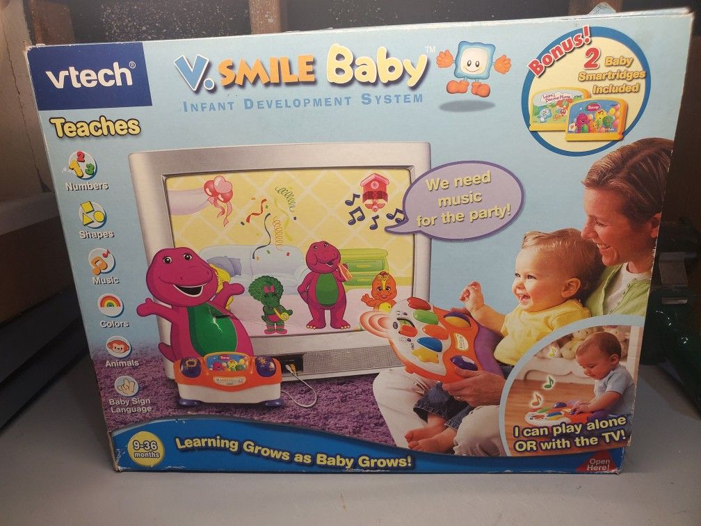 Vtech Vsmile Learning Center Barney Edition / Care For Me Learning Carrier