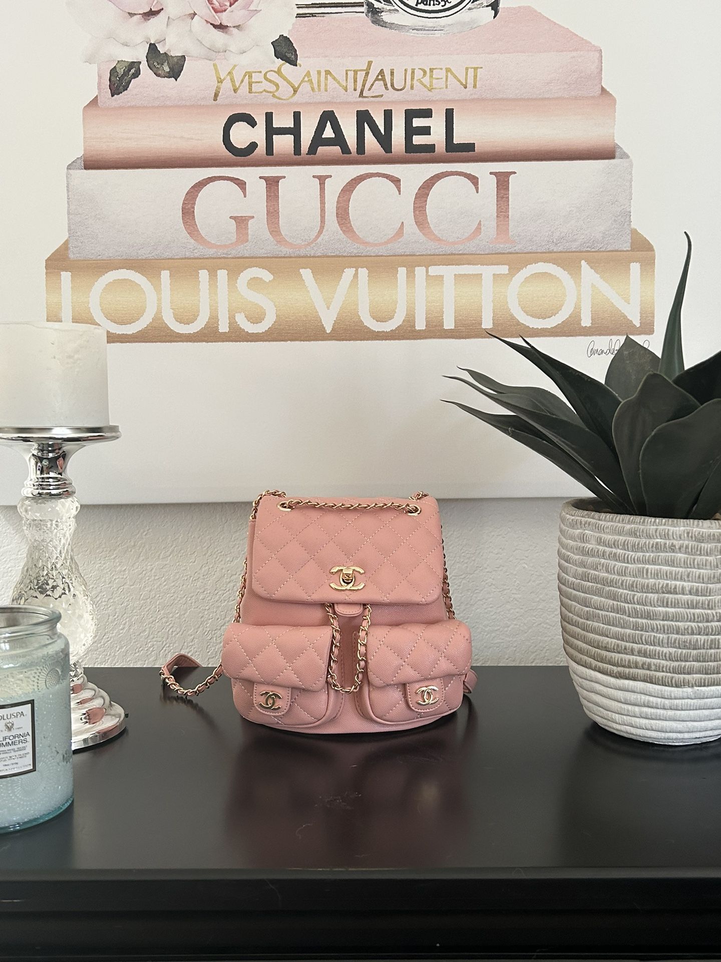 Chanel Bubblegum Pink Backpack 