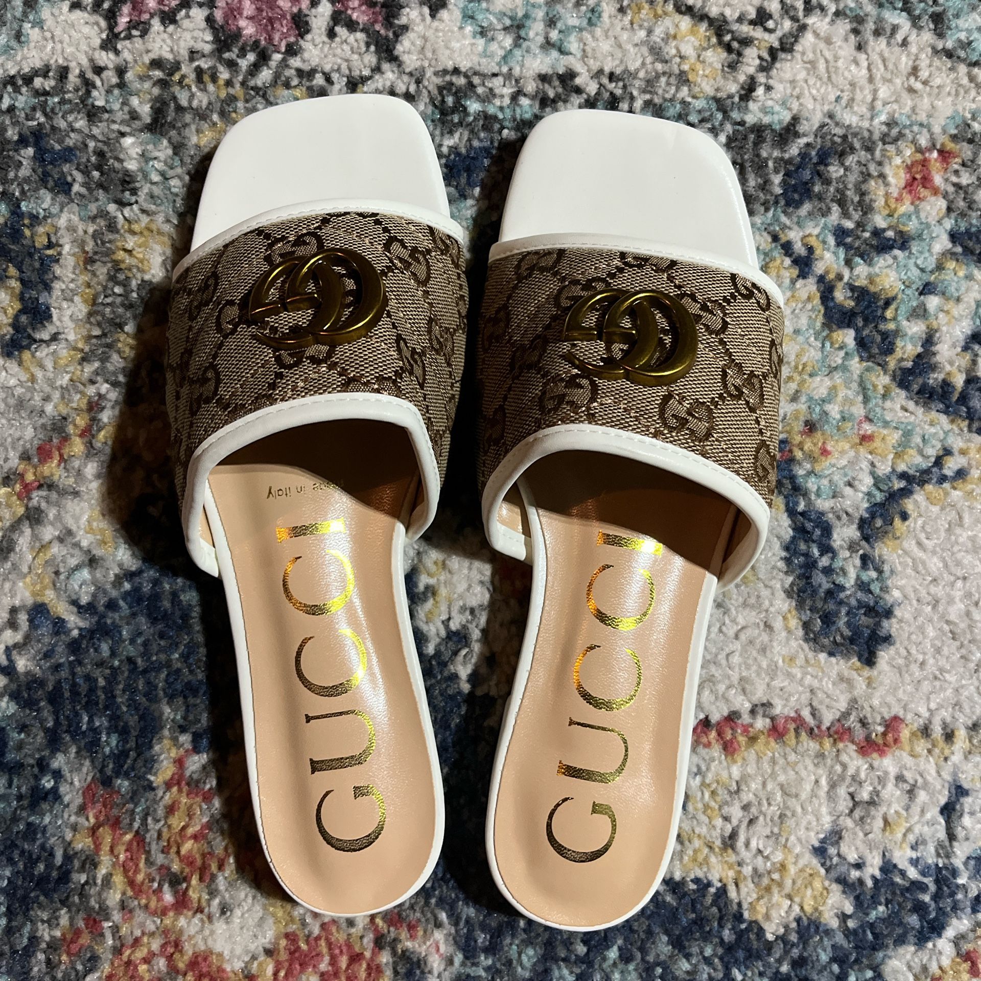 Beige Gucci Sandals