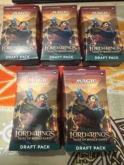 MTG Lord of the Rings Draft Packs x5