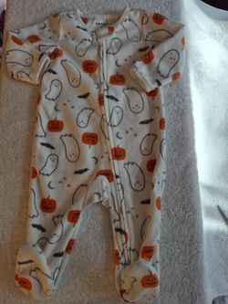 NEW! Carter's Baby Halloween Footed Pajamas, 6 mo, Carter's