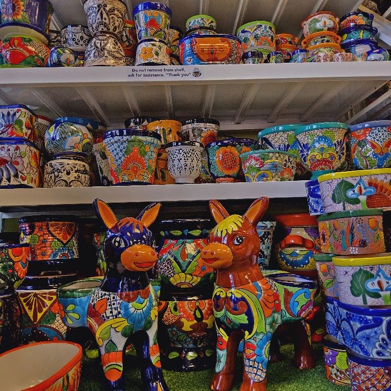 Mexican Talavera Pottery and Clay Pots 🪴Pottery Store In Cypress Ca.90630 *( Prices Vary *)