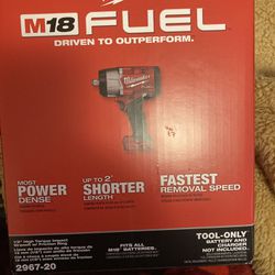 Brand New M18 FUEL Brushless Cordless 1/2 in. Impact Wrench 