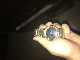 nikon watch gold plated