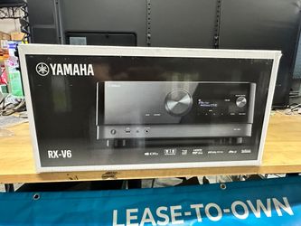 BRAND NEW- AUTHORIZED DEALER!!! Yamaha RX-V6A 7.2-Channel AV Receiver with 8K HDMI and MusicCast