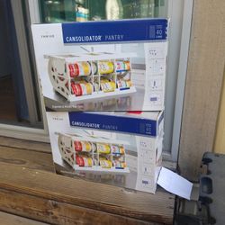 Cansolidator Pantry Organizer 2 Boxes New 
