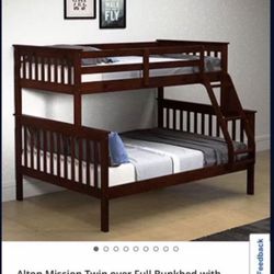 Full/Twin Wooden Bunk Bed *** BRAND NEW***