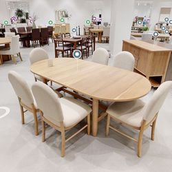 Dining Set Table with 6 Chairs