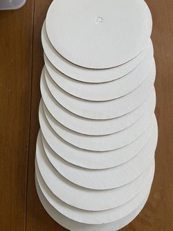 11 10” Round Wilton Cardboard Cake Boards