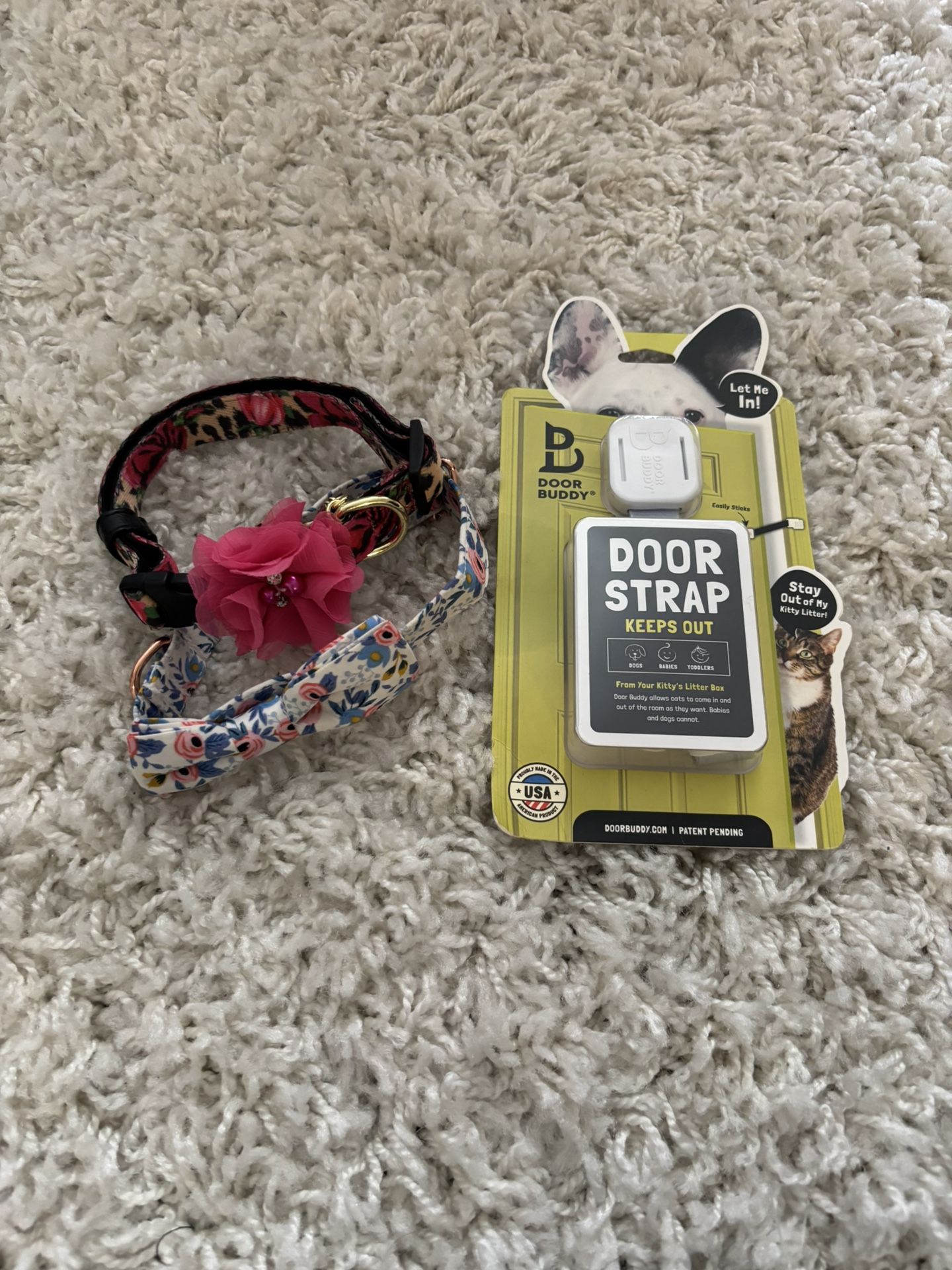 Dog Collars And Door Strap