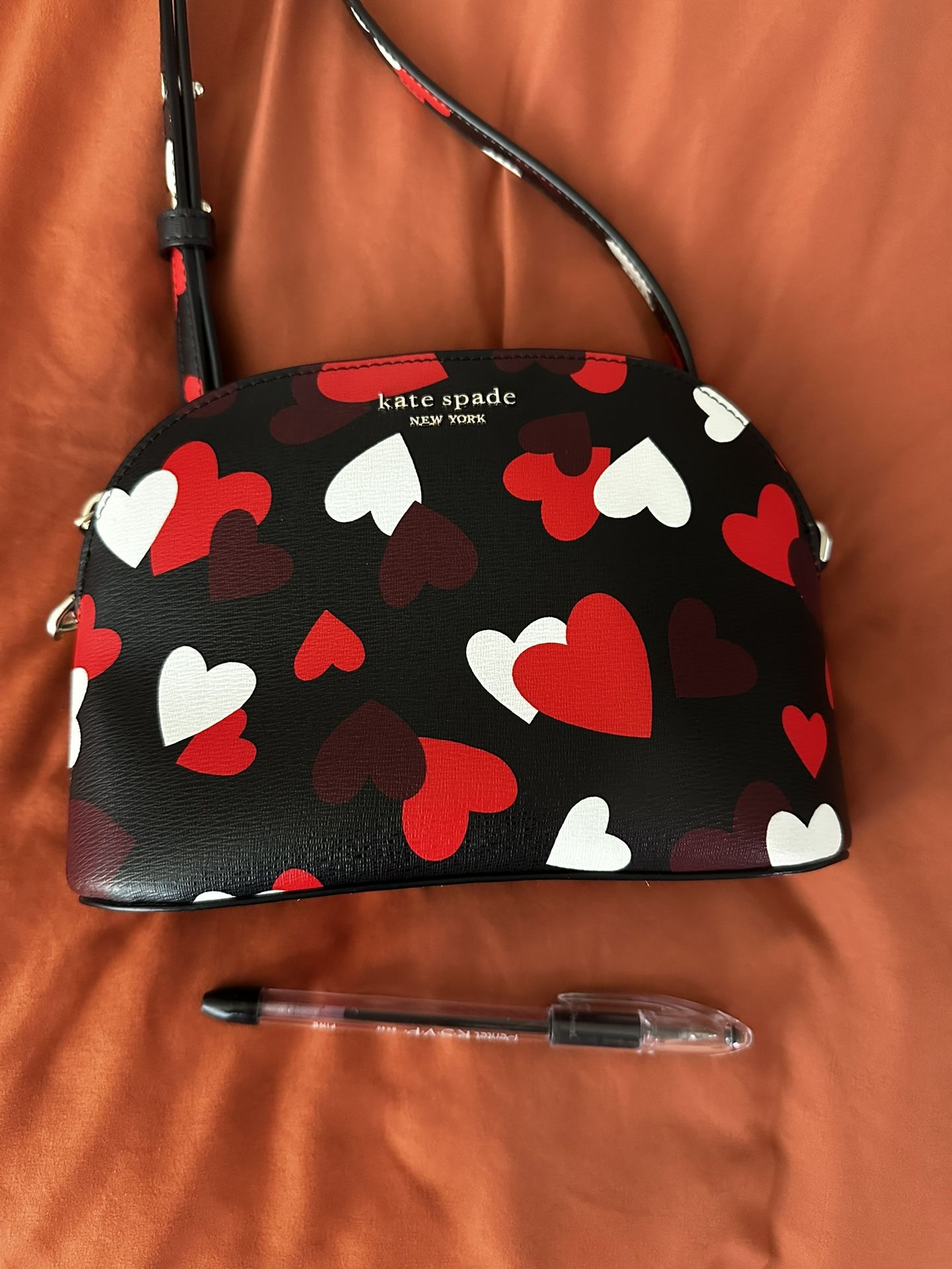Kate Spade Purse With Hearts Like New Barely Used