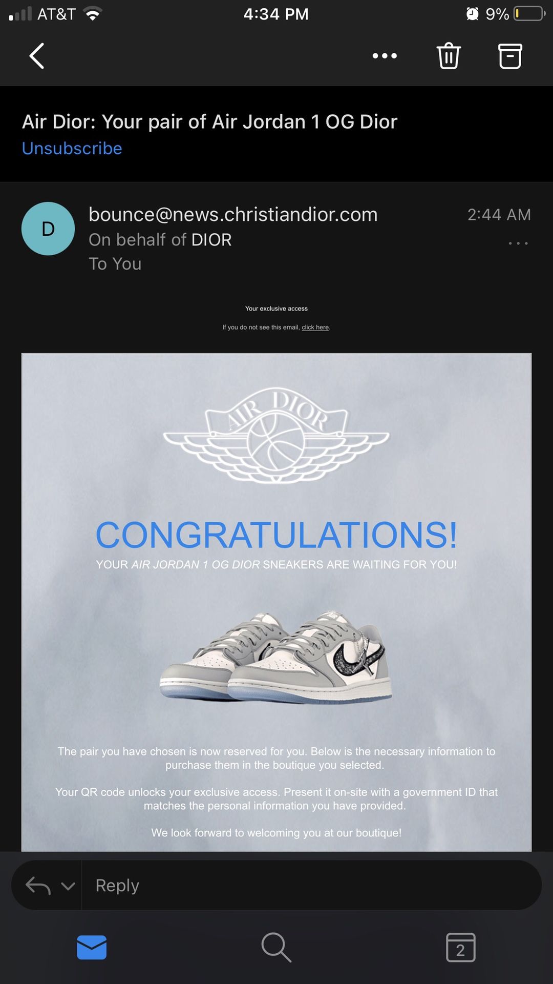 Dior Jordan 1 Lows Size 44.5 (10.5) CHECKOUT MY RECENT LISTING