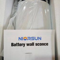 Norsun Pair Of Battery Operated Wall Sconce Lights New In Box