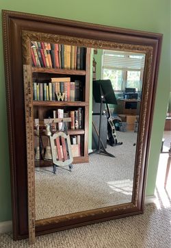 Ornate Rectangular Mirror